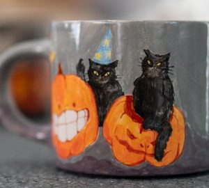 Funny Cats Halloween Mug